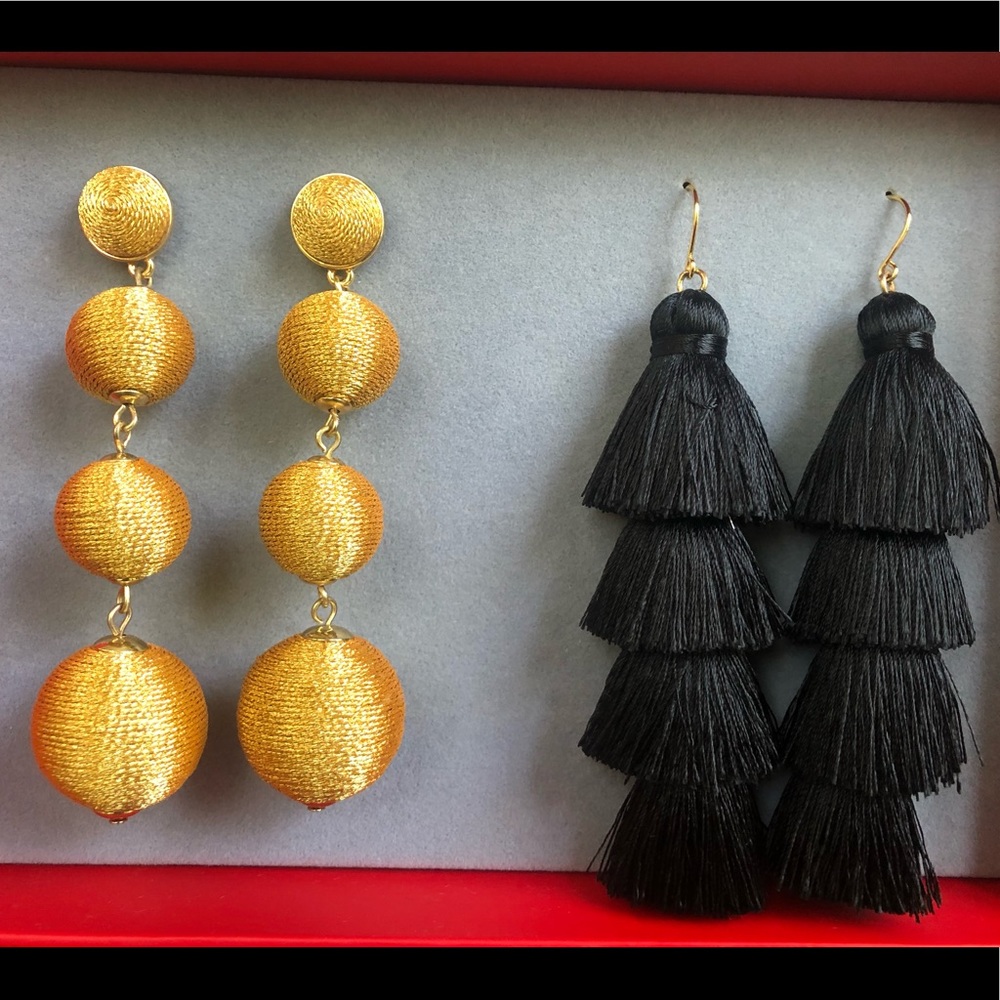 BaubleBar NWOT Statement Earring Set